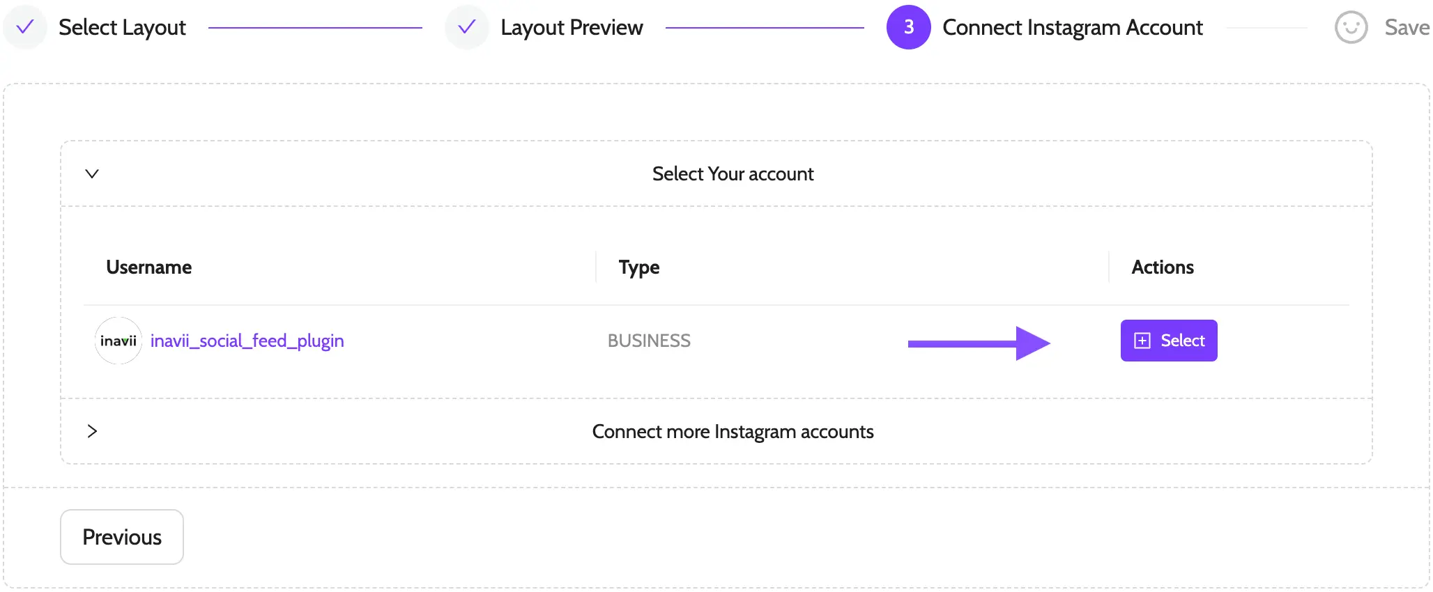 Inavii for elementor instagram feed layout grid step 4