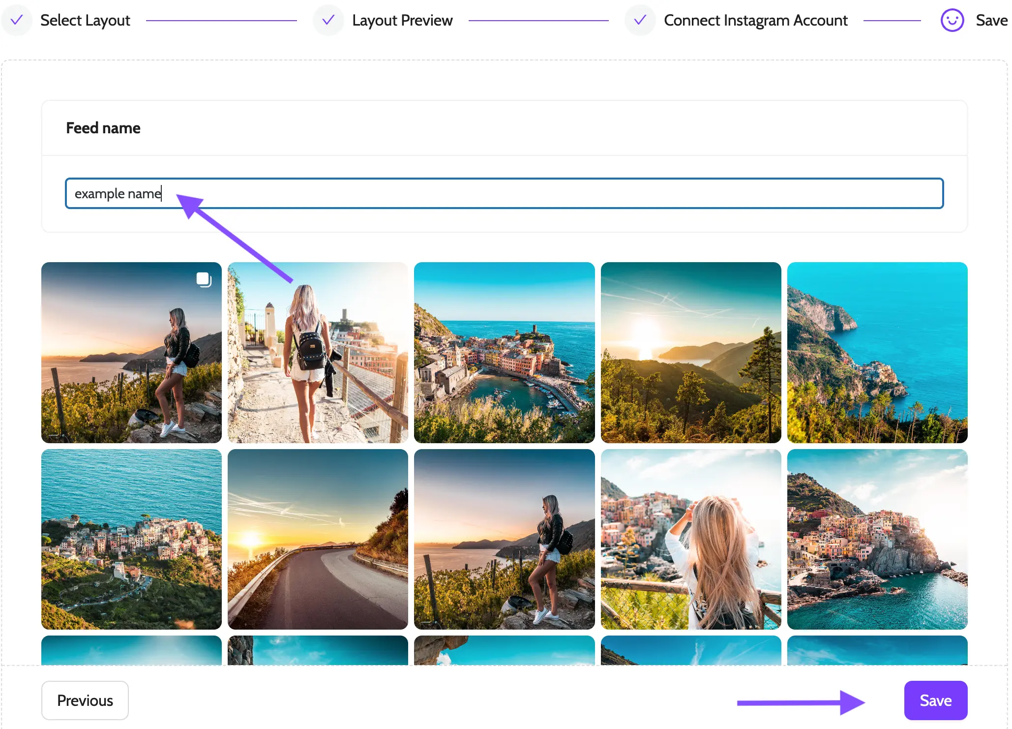 Inavii for elementor instagram feed layout grid step 5